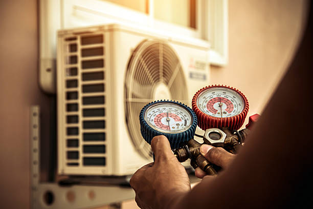 Professional Ductwork Repair technician working in Fairview, OK